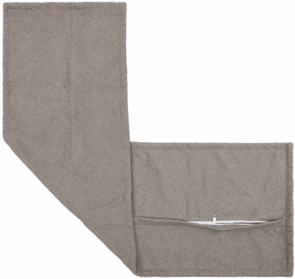 Pagalvėlės užvalkalas 2 pcs HOUTEN Šviesiai pilka 40 x 145 cm