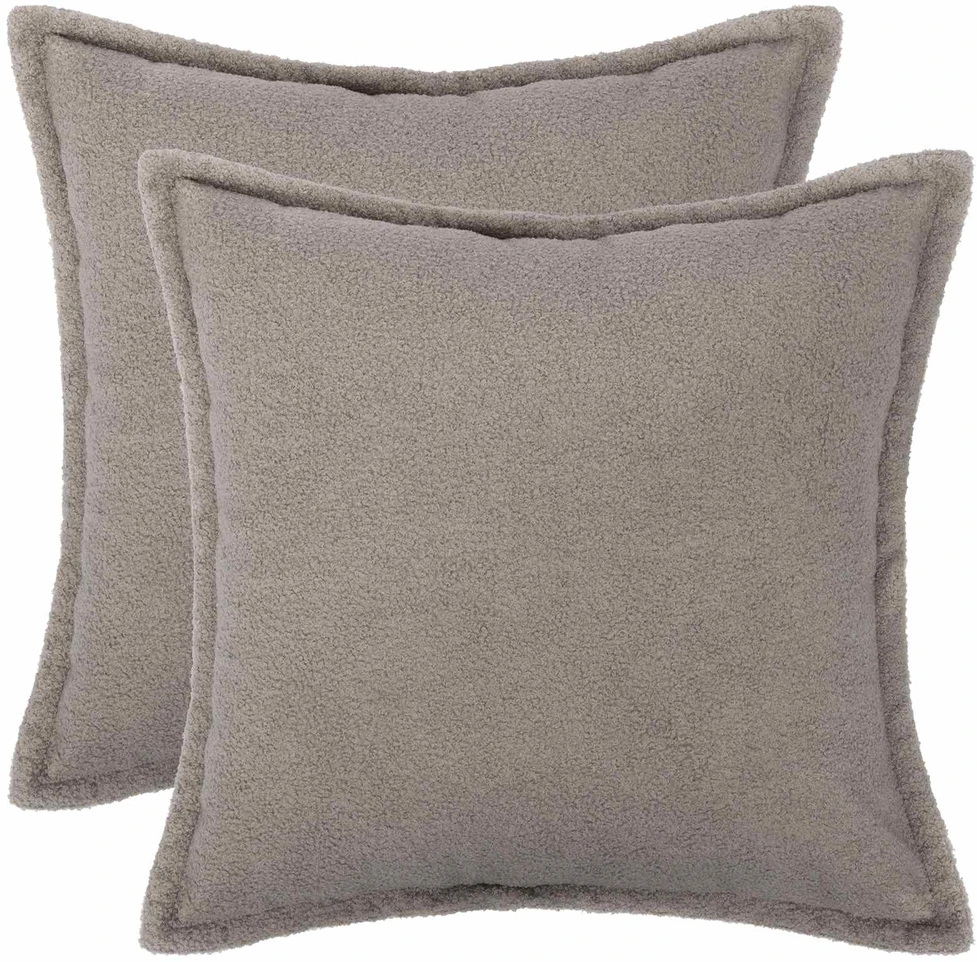 Pagalvėlės užvalkalas 2 pcs HOUTEN Šviesiai pilka 80 x 80 cm