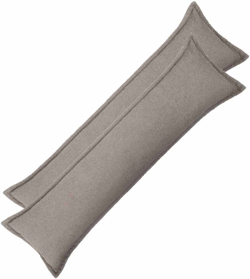 Pagalvėlės užvalkalas 2 pcs HOUTEN Šviesiai pilka 40 x 145 cm
