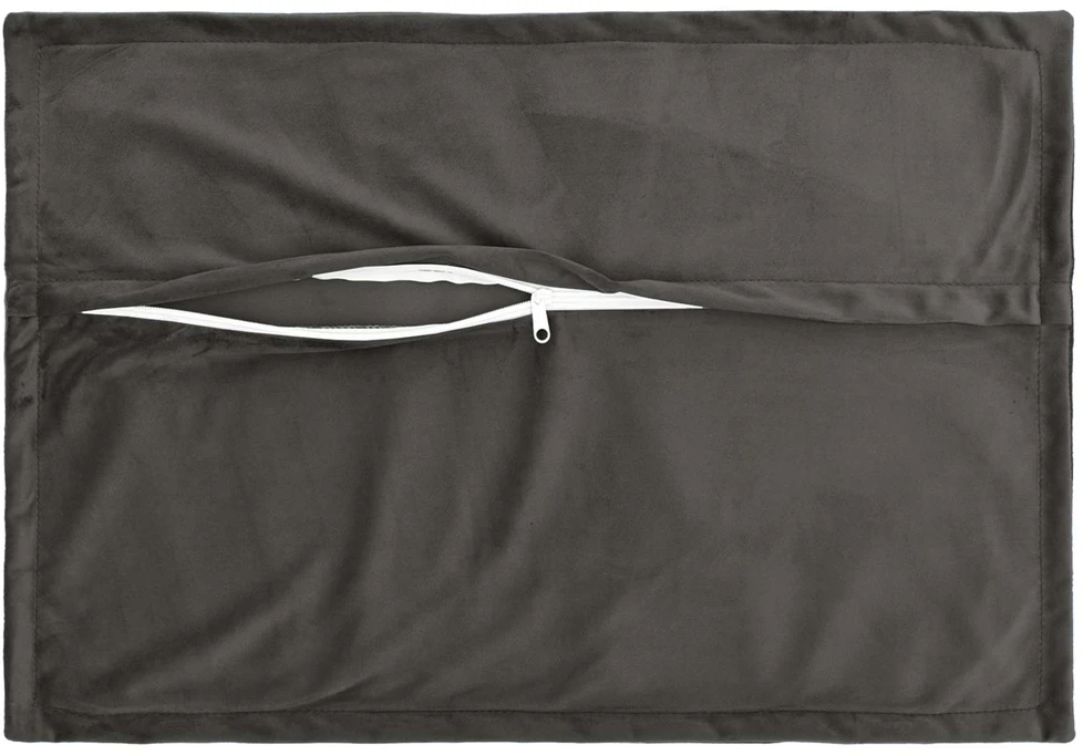 Pagalvėlės užvalkalas 2 pcs HOUTEN Tamsiai pilka 50 x 70 cm
