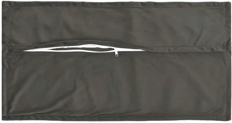 Pagalvėlės užvalkalas 2 pcs HOUTEN Tamsiai pilka 40 x 80 cm