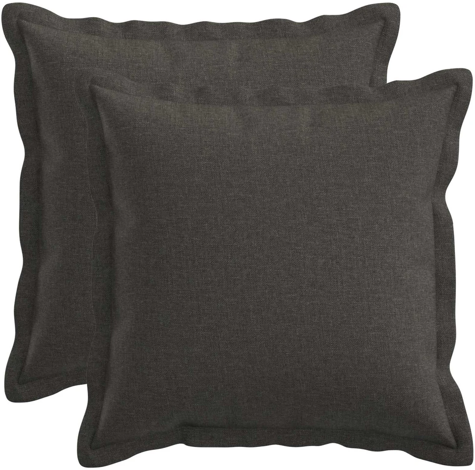 Pagalvėlės užvalkalas 2 pcs HOUTEN Tamsiai pilka 30 x 30 cm