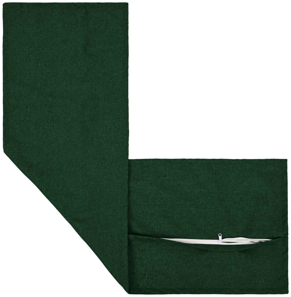 Pagalvėlės užvalkalas 2 pcs HOUTEN Tamsiai žalia 40 x 145 cm