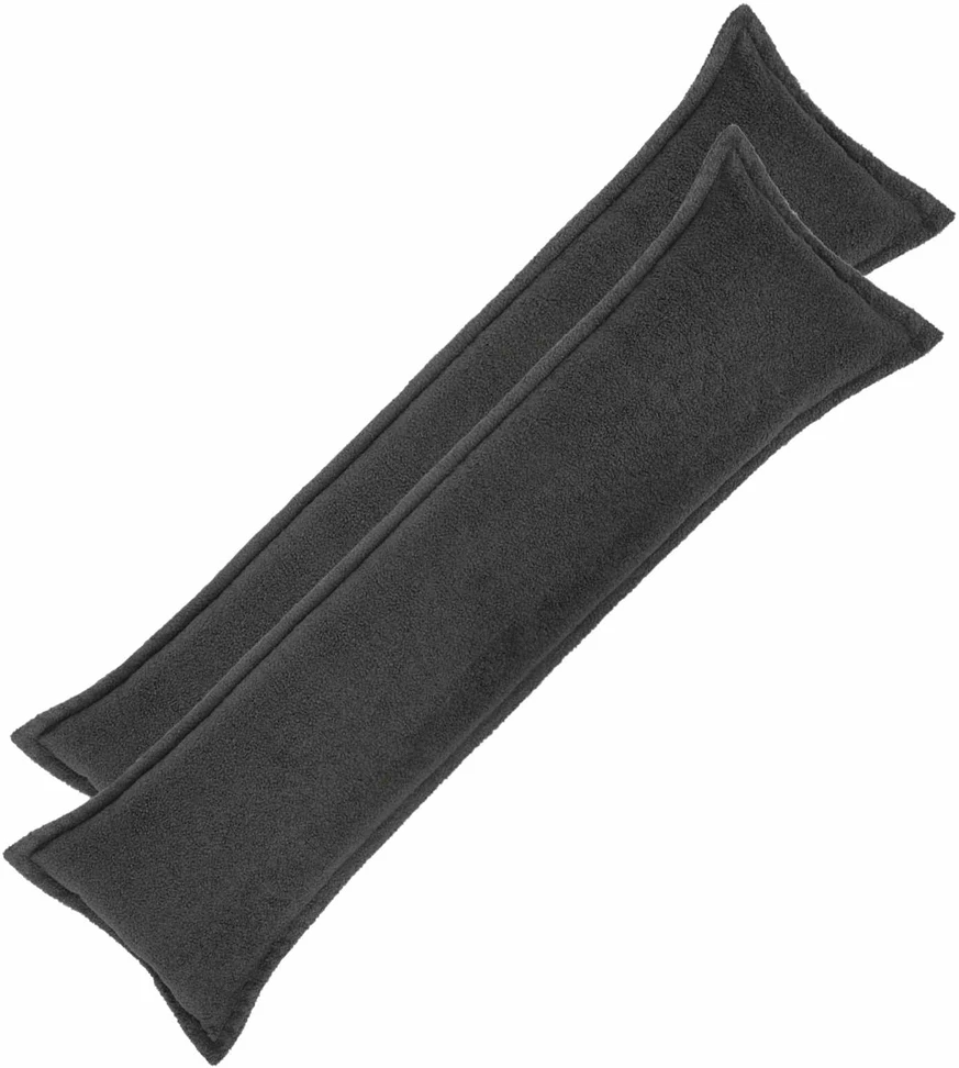 Pagalvėlės užvalkalas 2 pcs HOUTEN Tamsiai pilka 40 x 145 cm