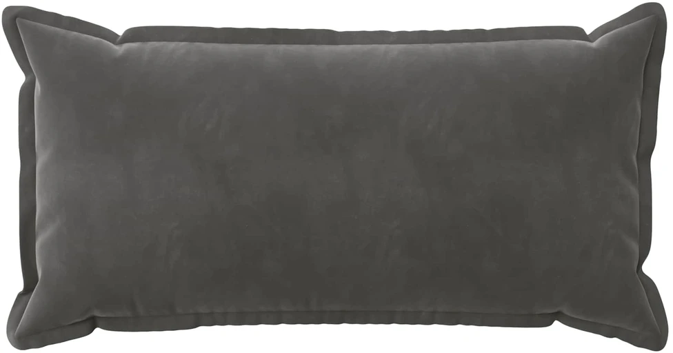 Pagalvėlės užvalkalas 2 pcs HOUTEN Tamsiai pilka 40 x 80 cm