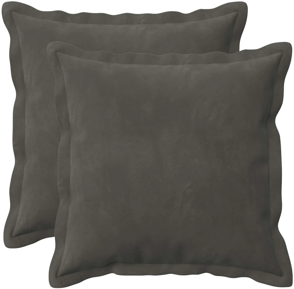 Pagalvėlės užvalkalas 2 pcs HOUTEN Tamsiai pilka 45 x 45 cm