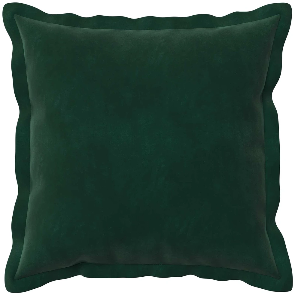 Pagalvėlės užvalkalas 2 pcs HOUTEN Tamsiai žalia 40 x 40 cm
