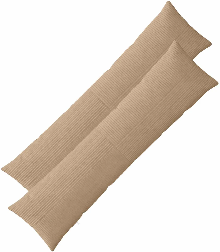 Pagalvėlės užvalkalas 2 vnt. ALMELO Ruda 40 x 145 cm mančester