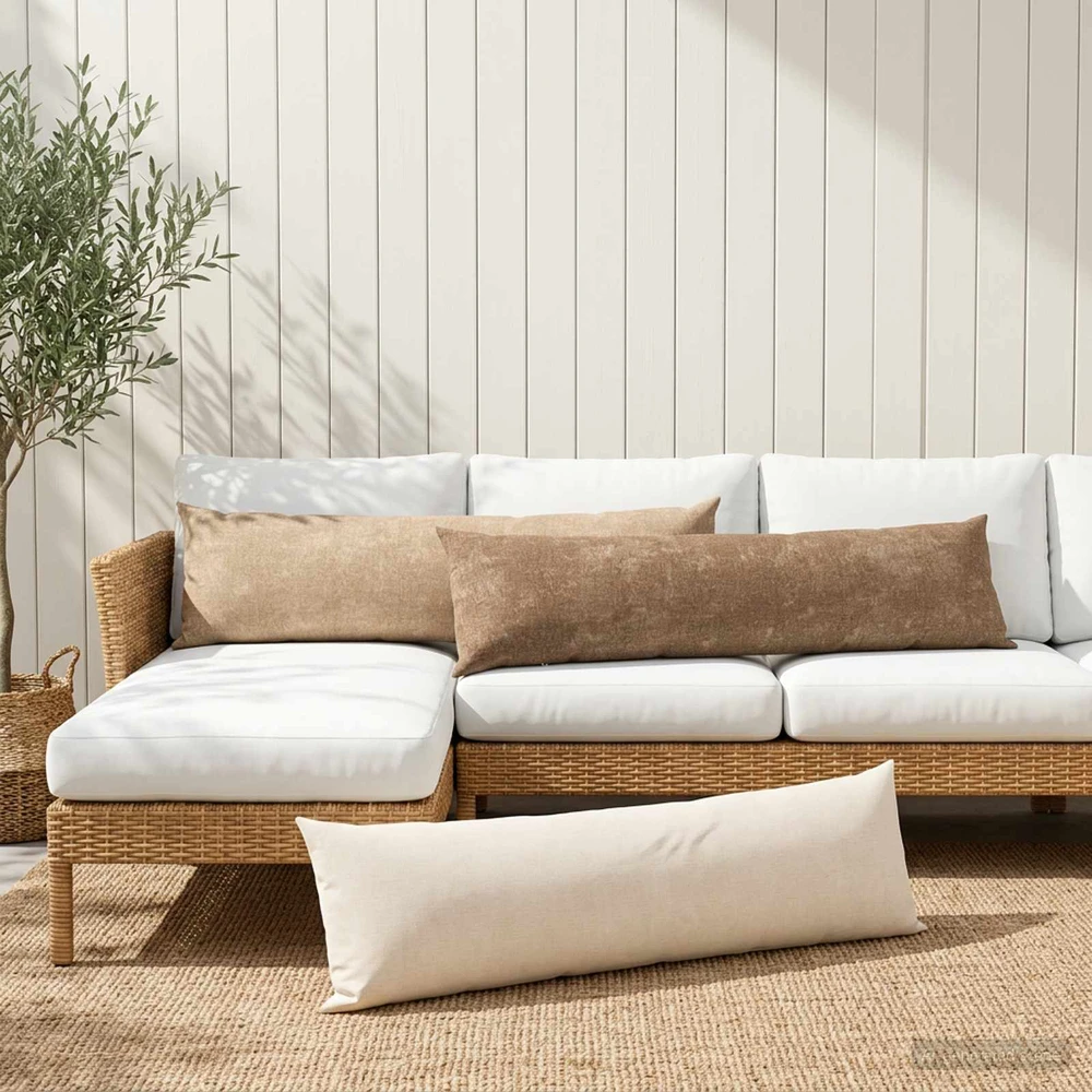 Pagalvėlės užvalkalas 2 vnt. HEERLEN Ruda 40 x 145 cm