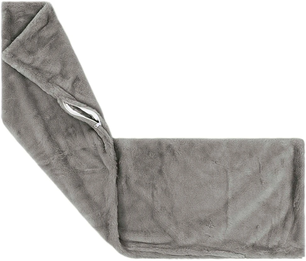 Pagalvėlės užvalkalas 2 vnt. HEERLEN Šviesiai pilka 40 x 145 cm
