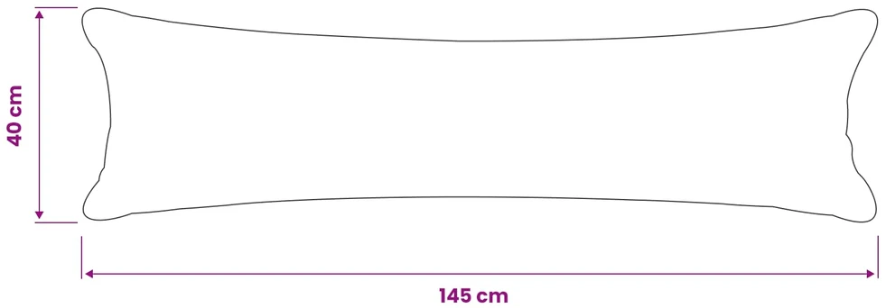 Pagalvėlės užvalkalas 2 vnt. HEERLEN Tamsiai žalia 40 x 145 cm