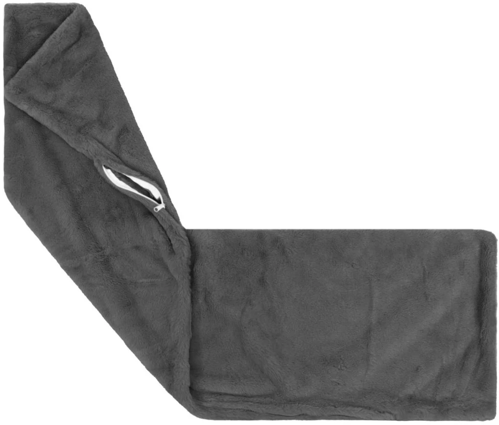 Pagalvėlės užvalkalas 2 vnt. HEERLEN Tamsiai pilka 40 x 145 cm