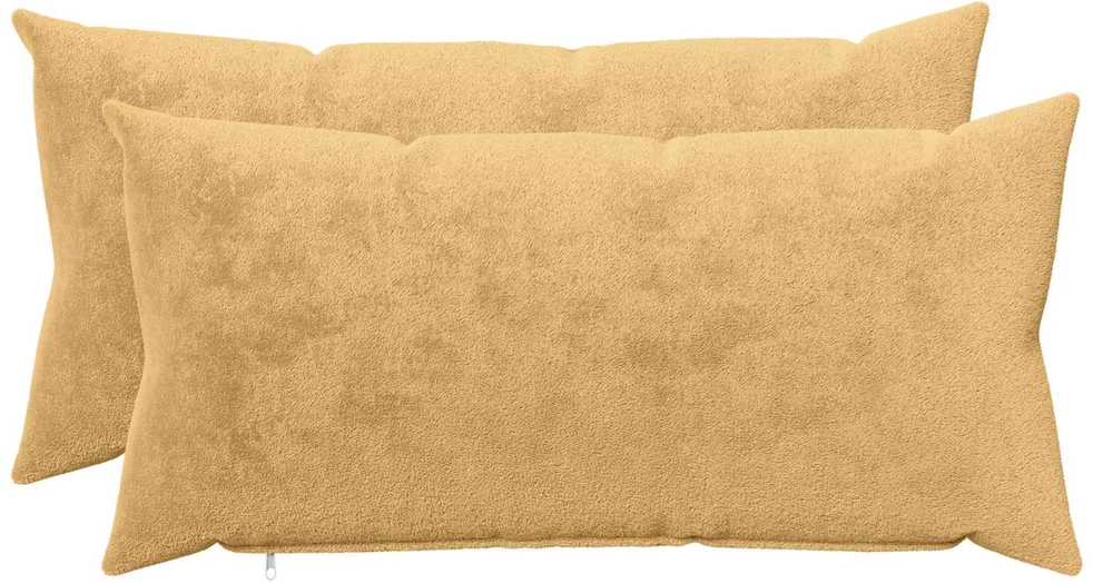 Pagalvėlės užvalkalas 2 vnt. HEERLEN Taupe 40 x 80 cm Flanelė