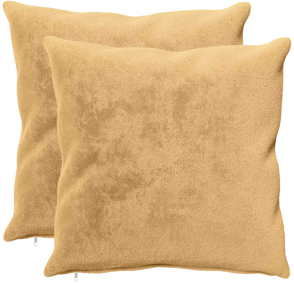 Pagalvėlės užvalkalas 2 vnt. HEERLEN Taupe 70 x 70 cm Flanelė