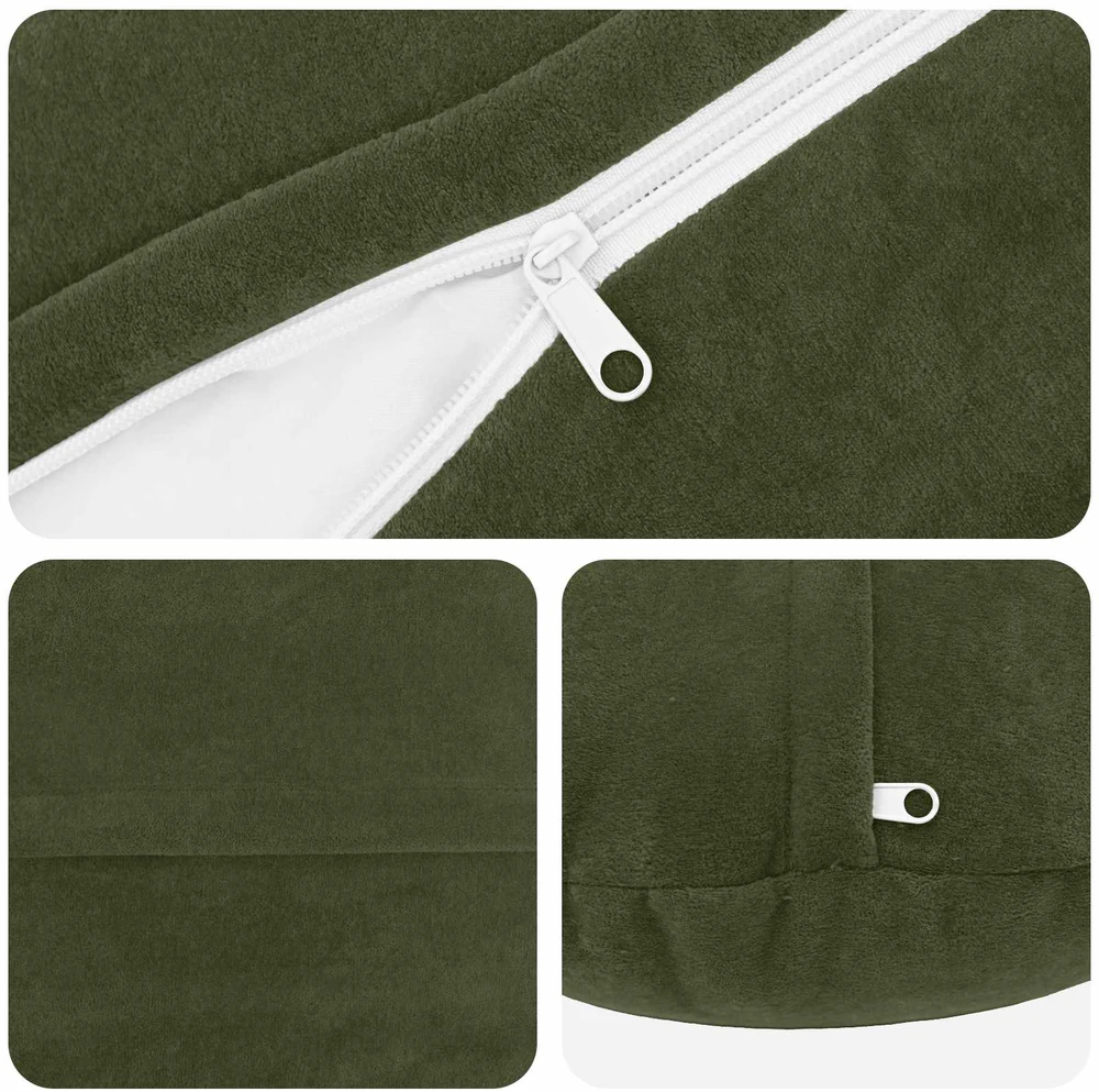 Pagalvėlės užvalkalas 2 vnt. HEERLEN Žalia Skersmuo 30 cm