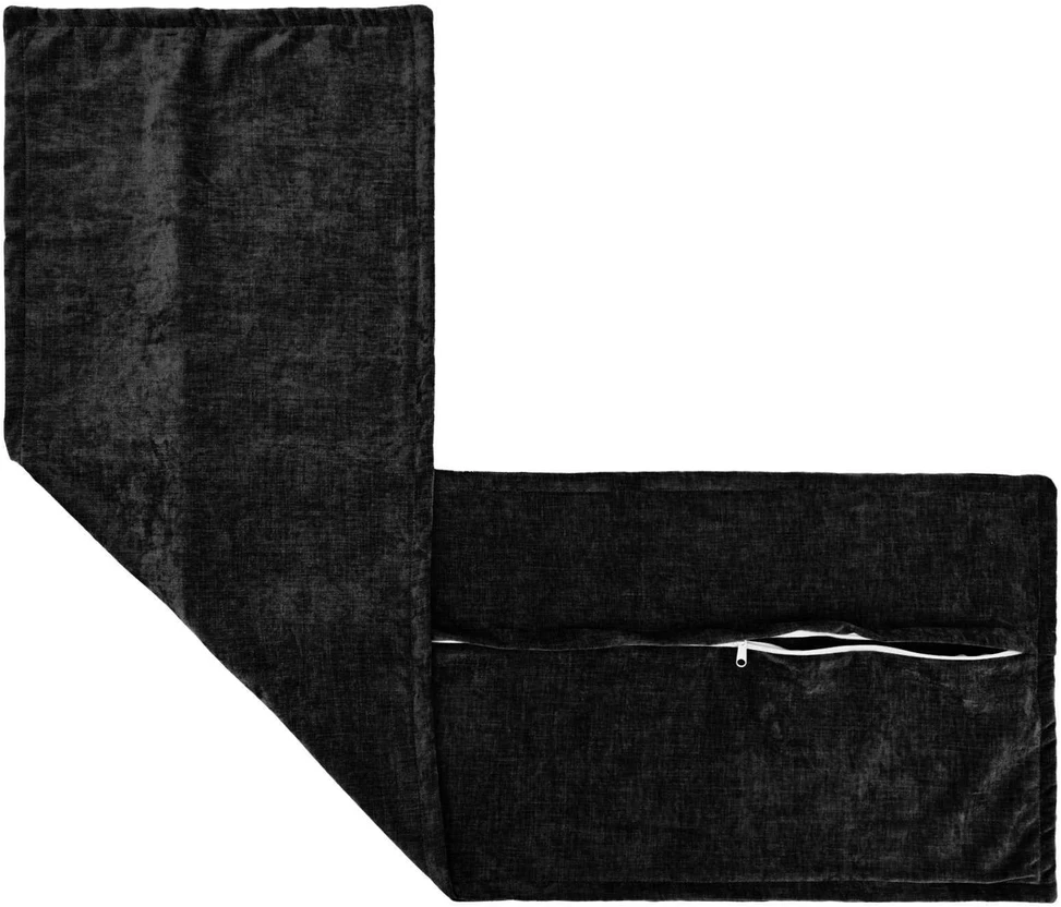 Pagalvėlės užvalkalas 2 vnt. HOUTEN Antracito 40 x 145 cm
