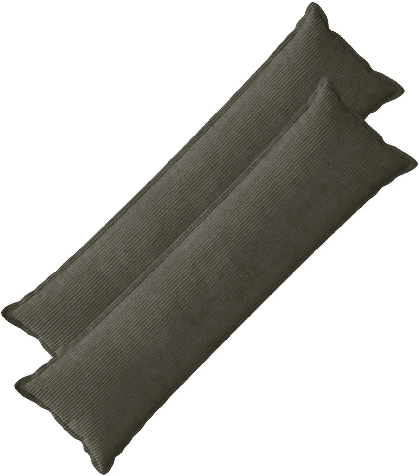 Pagalvėlės užvalkalas 2 vnt. HOUTEN Antracito 40 x 145 cm