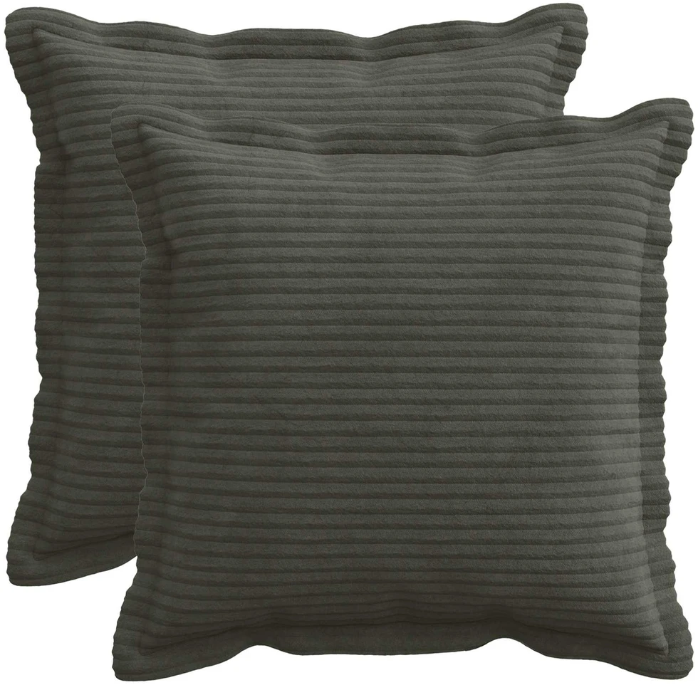 Pagalvėlės užvalkalas 2 vnt. HOUTEN Antracito 50 x 50 cm