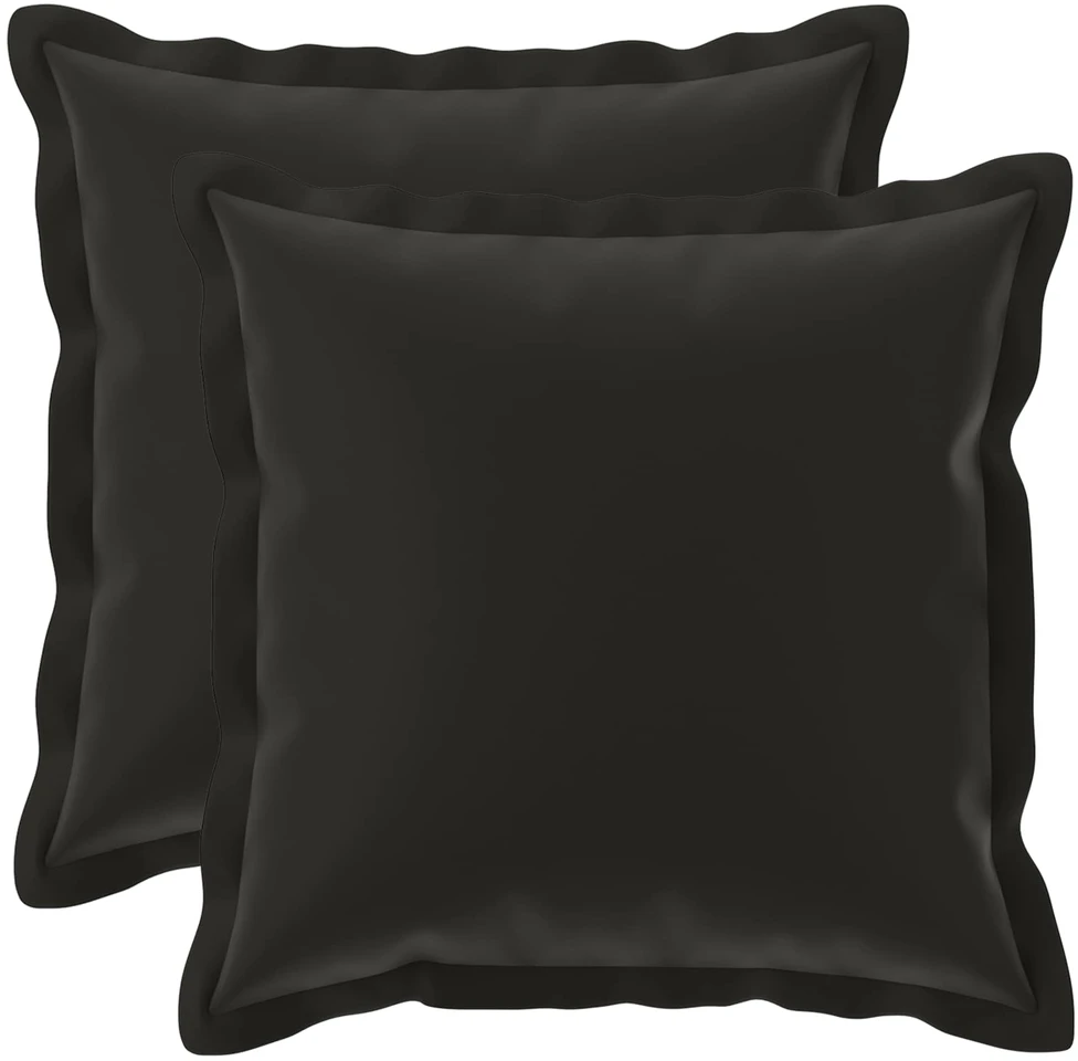 Pagalvėlės užvalkalas 2 vnt. HOUTEN Juoda 35 x 35 cm
