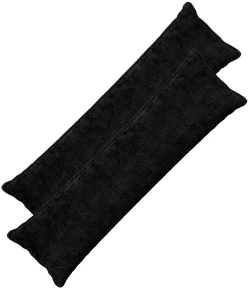 Pagalvėlės užvalkalas 2 vnt. HOUTEN Juoda 40 x 145 cm