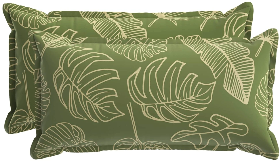 Pagalvėlės užvalkalas 2 vnt. HOUTEN Lapų dizainas 40 x 80 cm