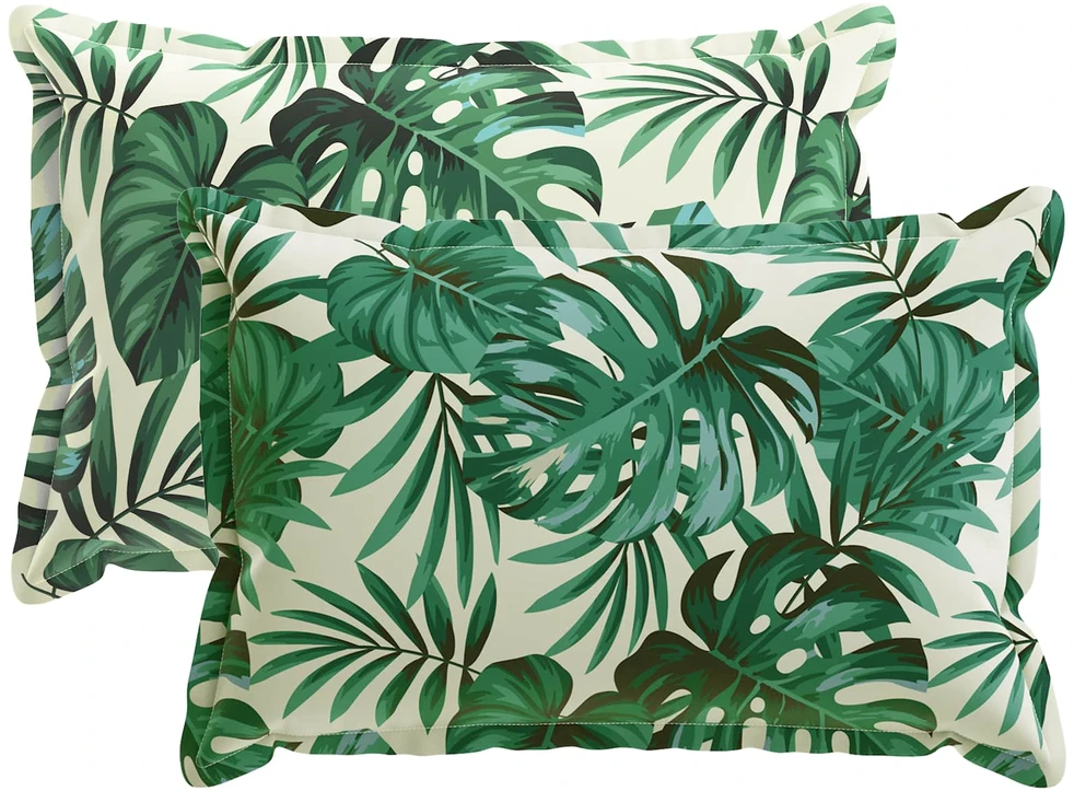 Pagalvėlės užvalkalas 2 vnt. HOUTEN Lapų raštas 50 x 80 cm