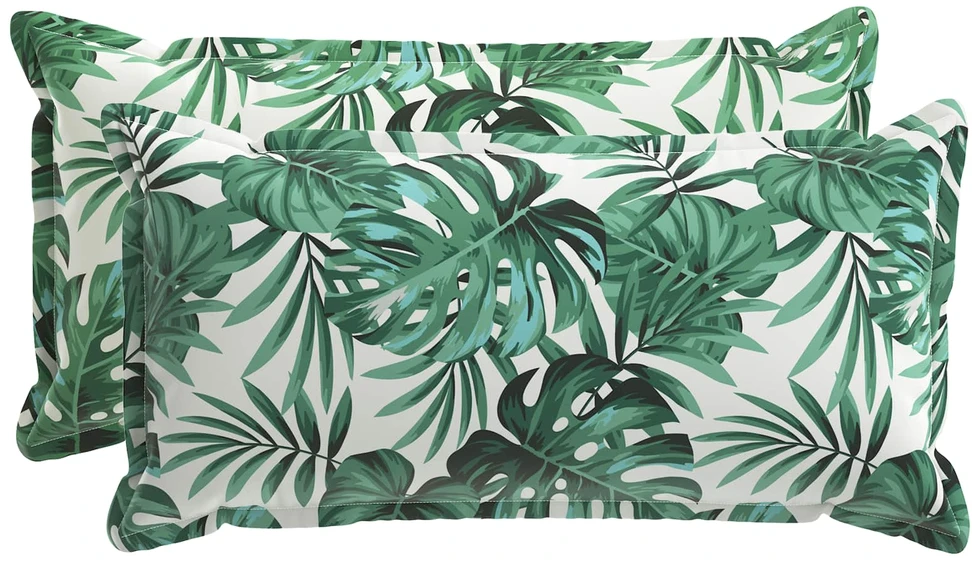 Pagalvėlės užvalkalas 2 vnt. HOUTEN Lapų raštas 40 x 80 cm