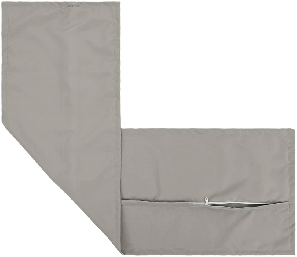 Pagalvėlės užvalkalas 2 vnt. HOUTEN Pilka 40 x 145 cm