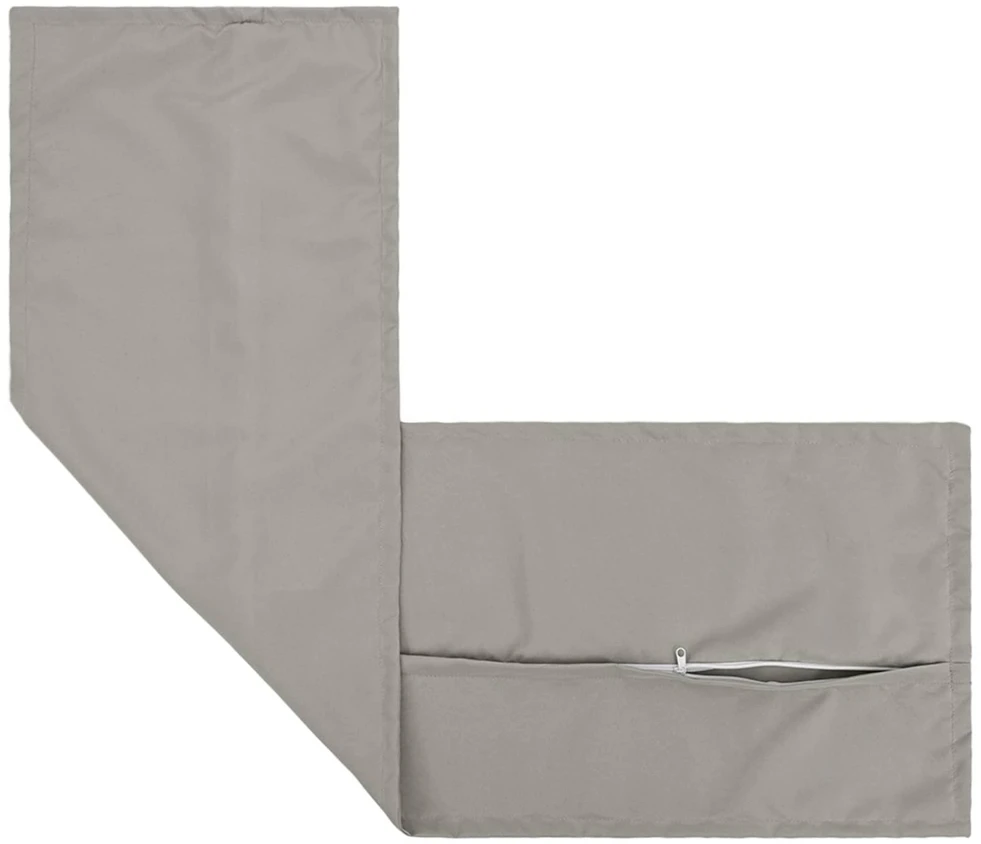 Pagalvėlės užvalkalas 2 vnt. HOUTEN Pilka 40 x 145 cm