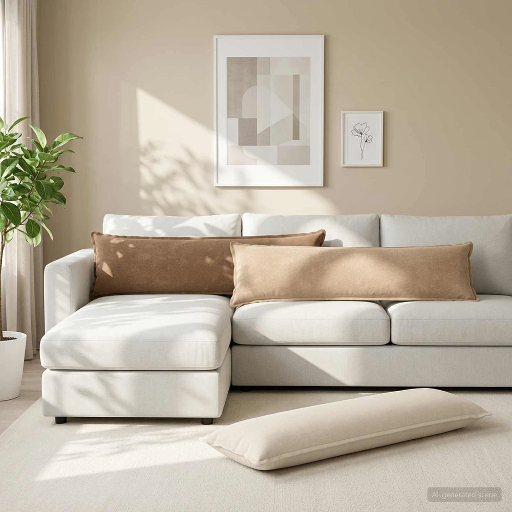 Pagalvėlės užvalkalas 2 vnt. HOUTEN Ruda 40 x 145 cm