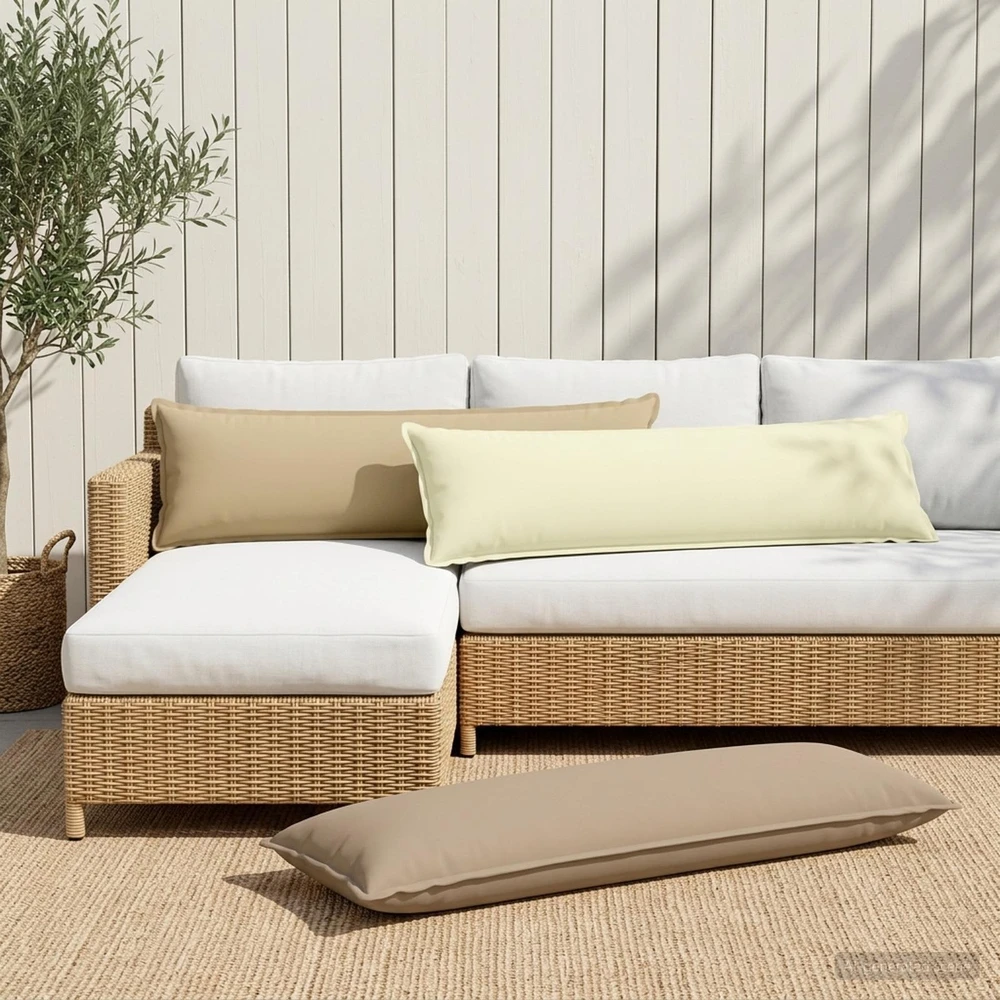 Pagalvėlės užvalkalas 2 vnt. HOUTEN Smėlio 40 x 145 cm