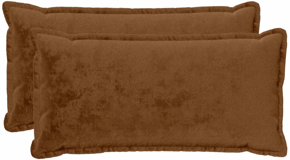 Pagalvėlės užvalkalas 2 vnt. HOUTEN Šviesiai rudas 40 x 80 cm