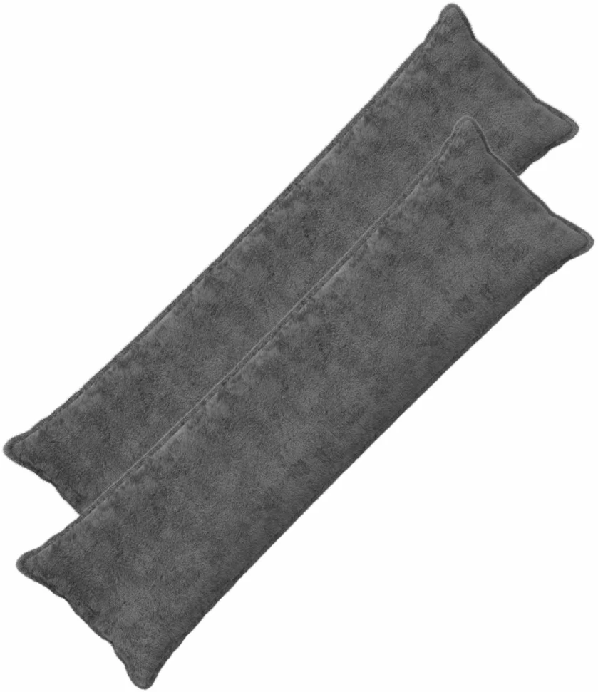 Pagalvėlės užvalkalas 2 vnt. HOUTEN Tamsiai pilka 40 x 145 cm