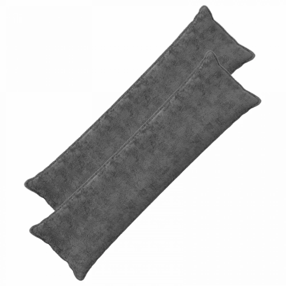 Pagalvėlės užvalkalas 2 vnt. HOUTEN Tamsiai pilka 40 x 145 cm