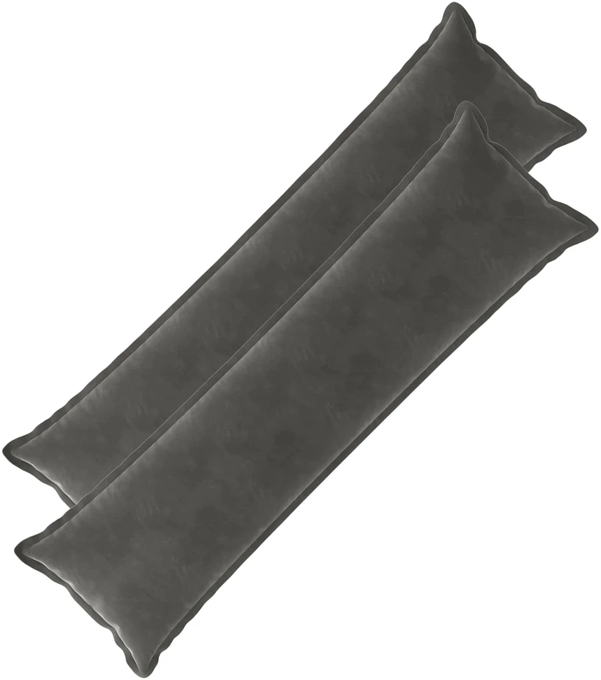 Pagalvėlės užvalkalas 2 vnt. HOUTEN Tamsiai pilka 40 x 145 cm