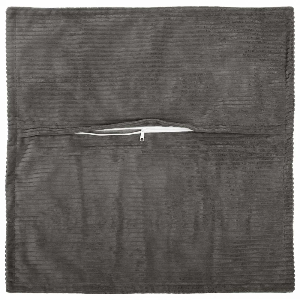 Pagalvėlės užvalkalas 2 vnt. HOUTEN Tamsiai pilka 55 x 55 cm