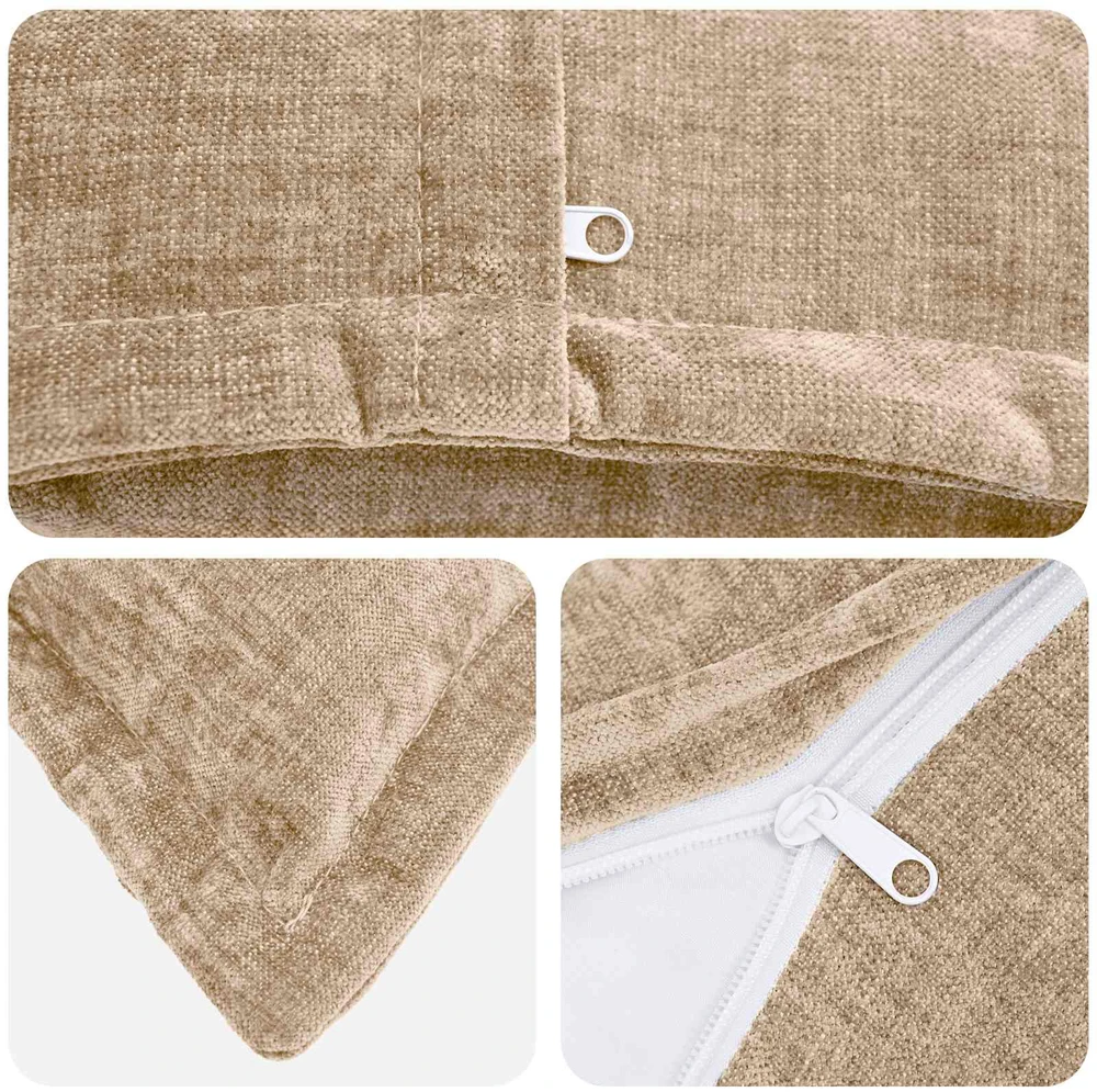 Pagalvėlės užvalkalas 2 vnt. HOUTEN Taupe 30 x 30 cm
