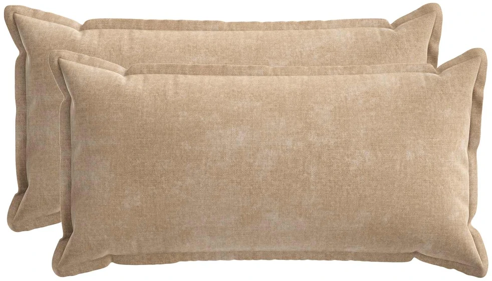 Pagalvėlės užvalkalas 2 vnt. HOUTEN Taupe 40 x 70 cm
