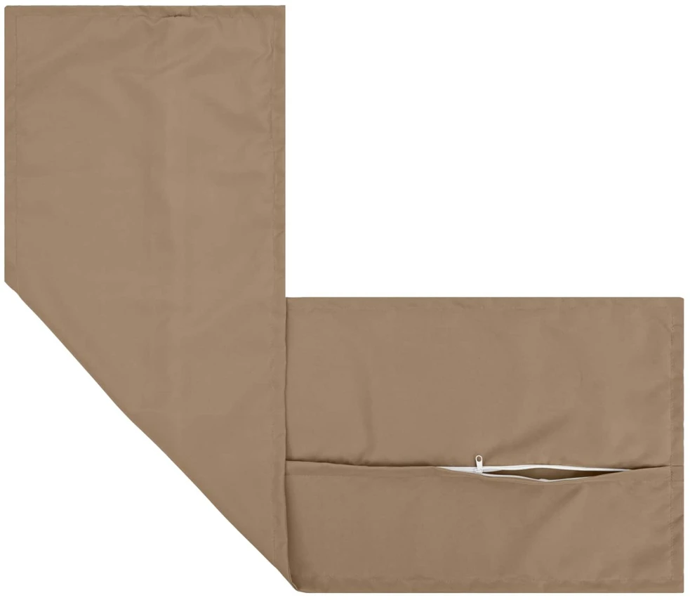 Pagalvėlės užvalkalas 2 vnt. HOUTEN Taupe 40 x 145 cm