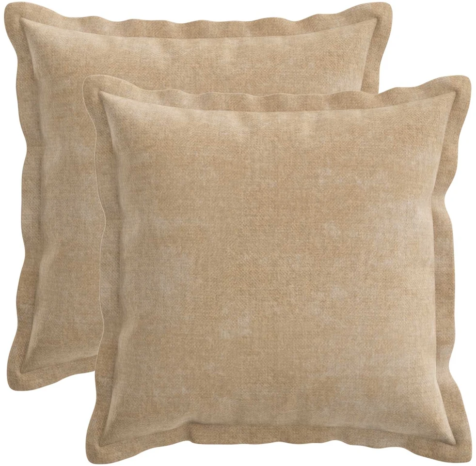 Pagalvėlės užvalkalas 2 vnt. HOUTEN Taupe 30 x 30 cm