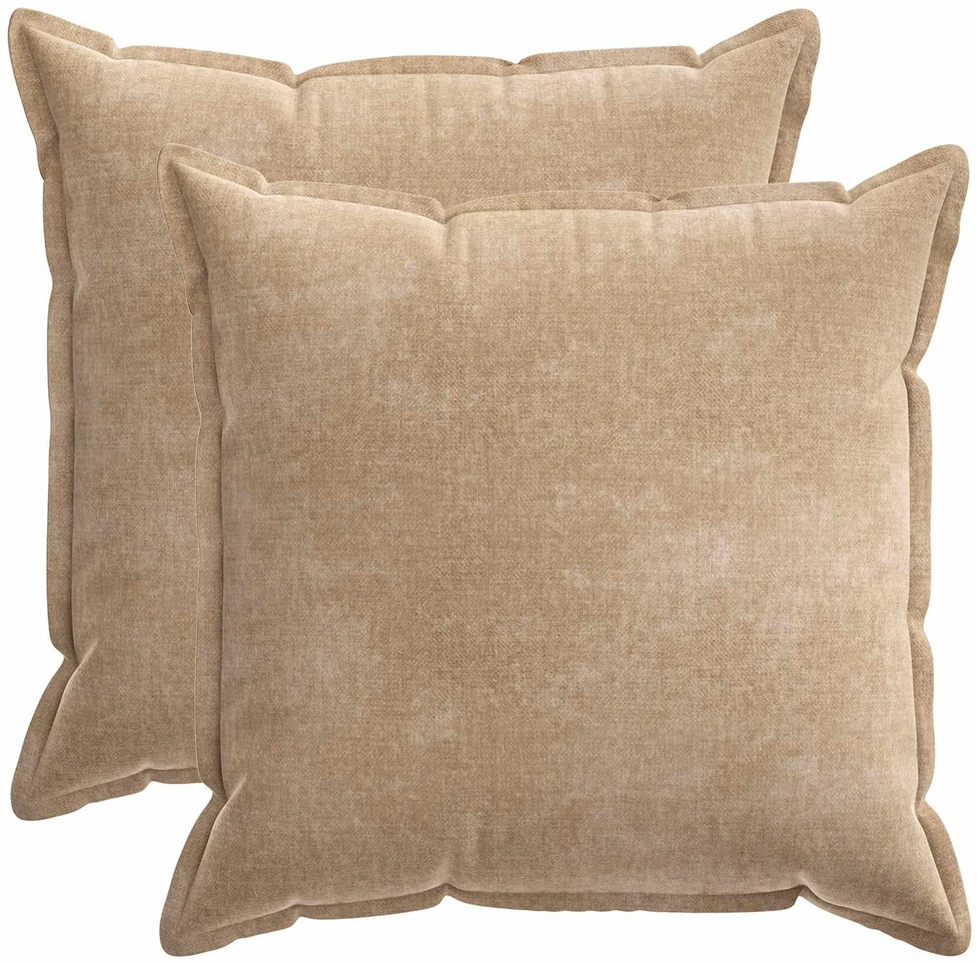 Pagalvėlės užvalkalas 2 vnt. HOUTEN Taupe 80 x 80 cm