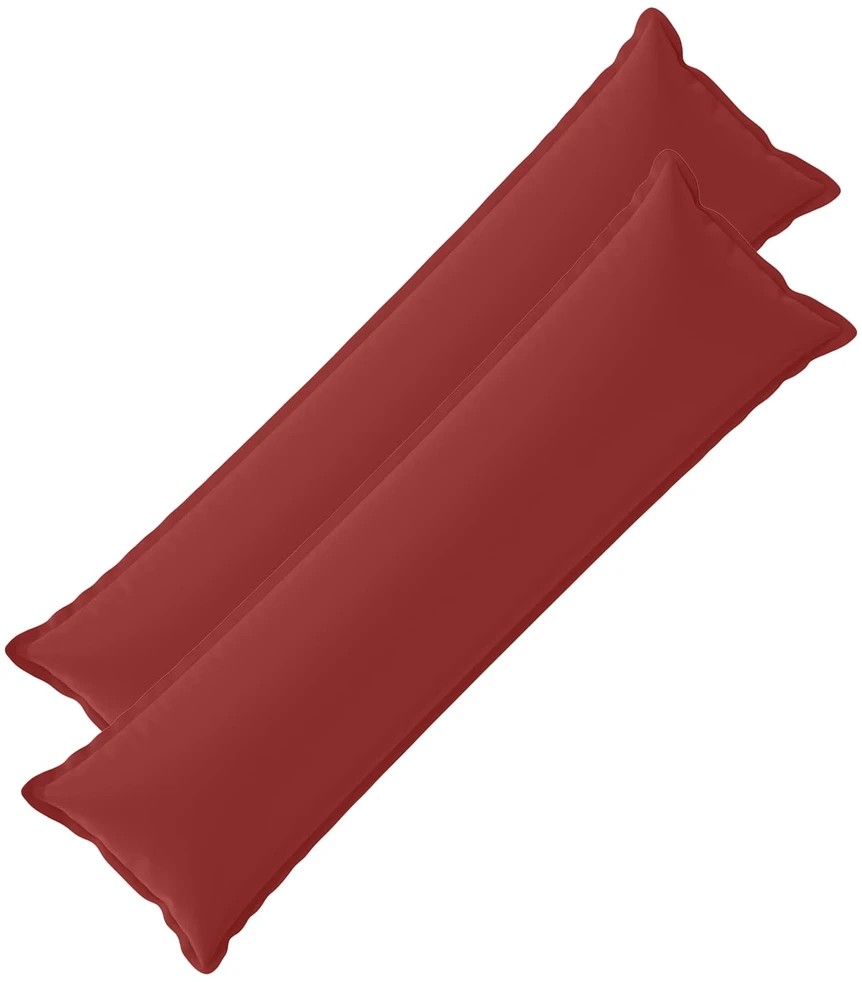 Pagalvėlės užvalkalas 2 vnt. HOUTEN Vyno raudona 40 x 145 cm