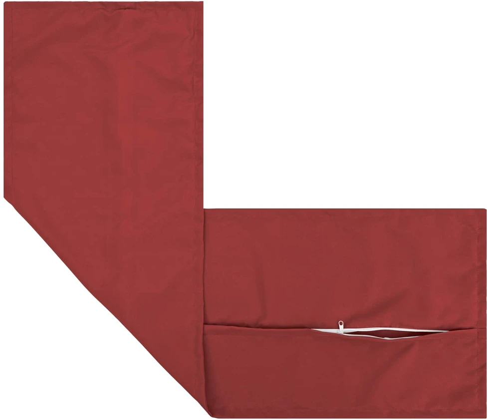 Pagalvėlės užvalkalas 2 vnt. HOUTEN Vyno raudona 40 x 145 cm