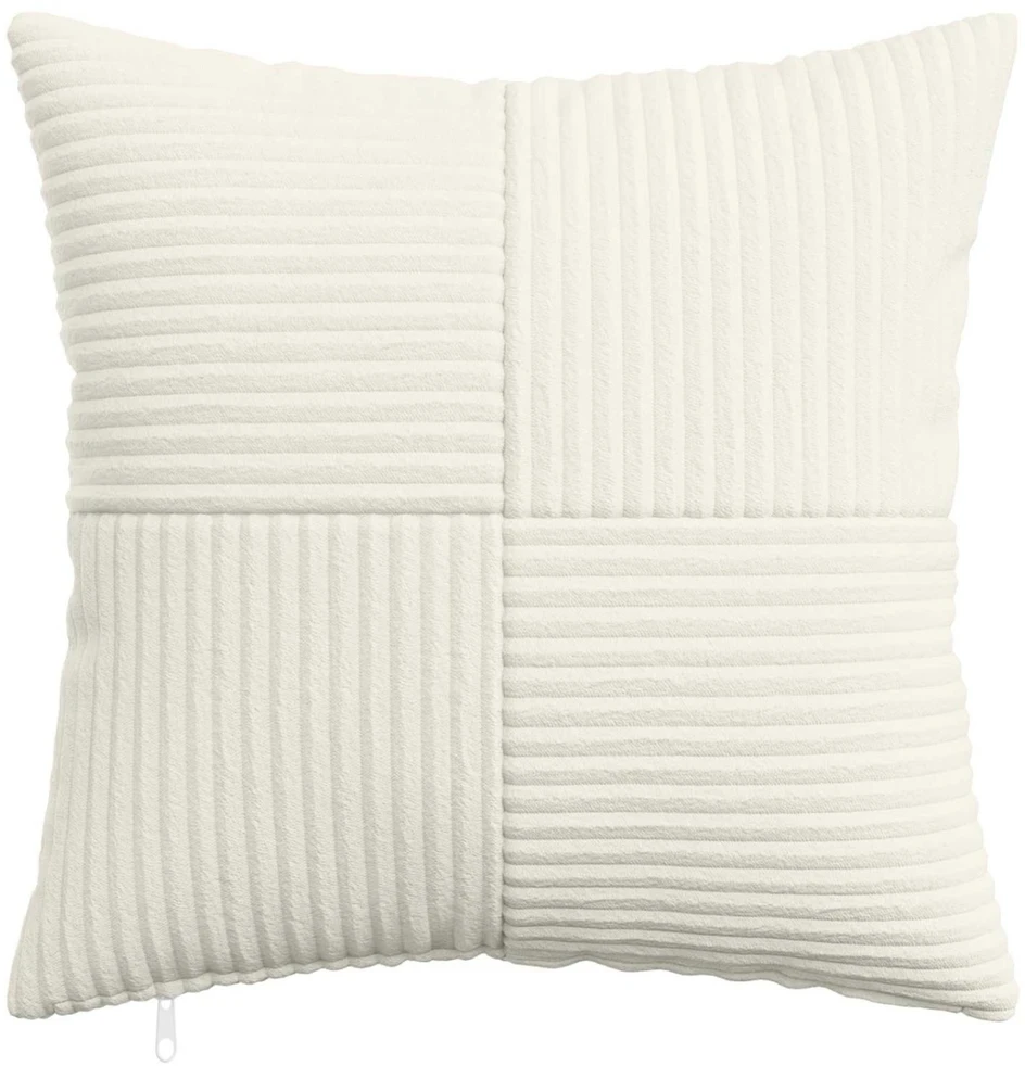 Pagalvėlės užvalkalas 6 pcs ALMELO Kreminė 35 x 35 cm mančester
