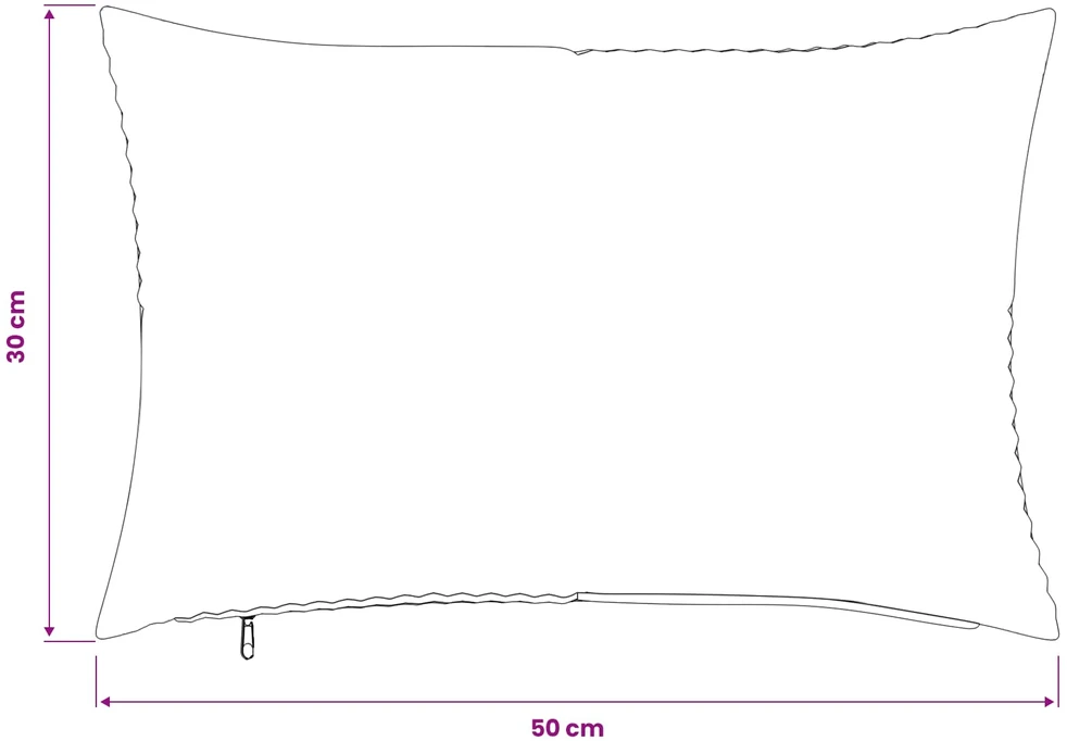 Pagalvėlės užvalkalas 6 pcs ALMELO Tamsiai pilka 30 x 50 cm