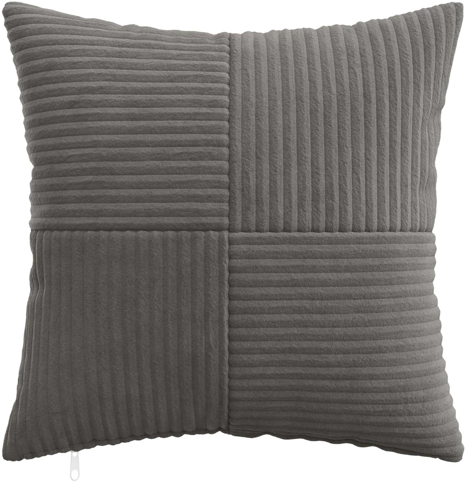 Pagalvėlės užvalkalas 6 pcs ALMELO Tamsiai pilka 45 x 45 cm