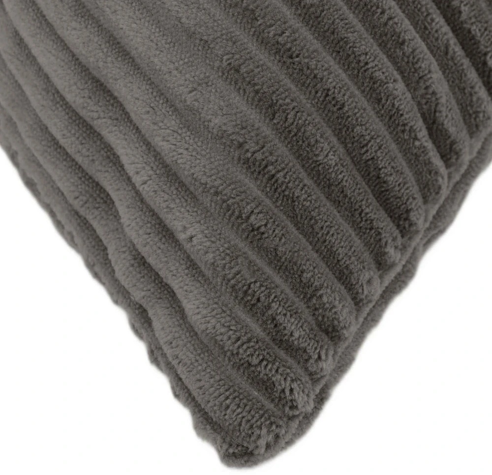 Pagalvėlės užvalkalas 6 pcs ALMELO Tamsiai pilka 30 x 50 cm