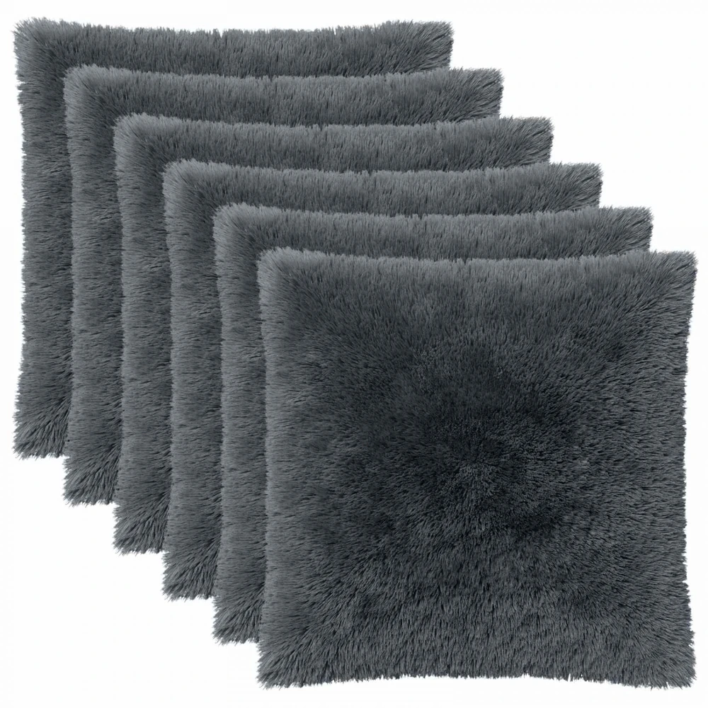 Pagalvėlės užvalkalas 6 pcs HEERLEN Antracito 65 x 65 cm