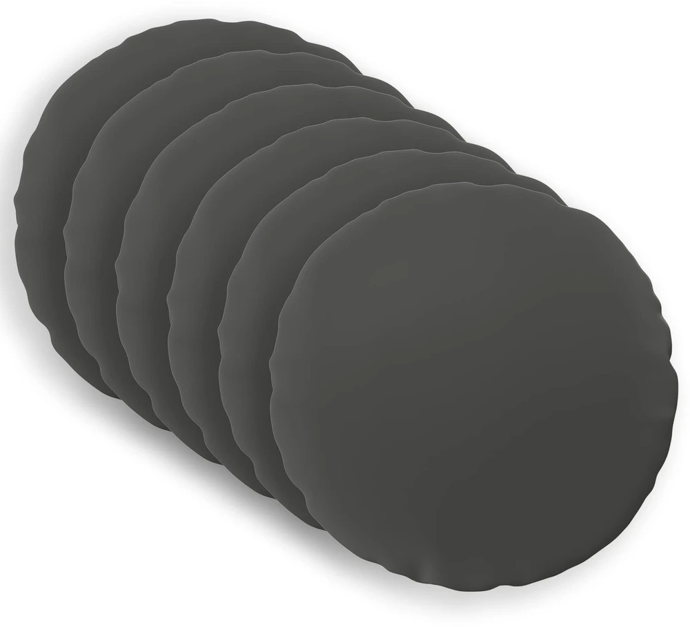 Pagalvėlės užvalkalas 6 pcs HEERLEN Antracito Ø 50 cm