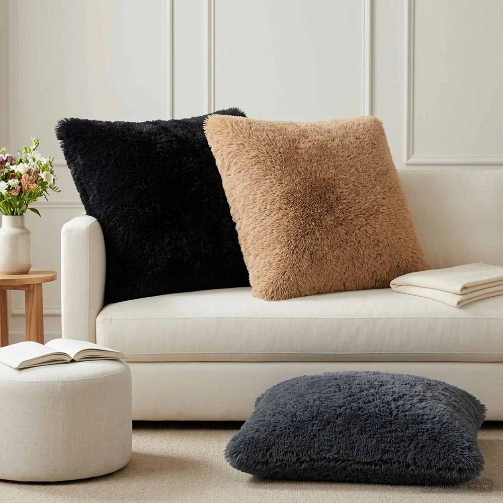 Pagalvėlės užvalkalas 6 pcs HEERLEN Antracito 65 x 65 cm